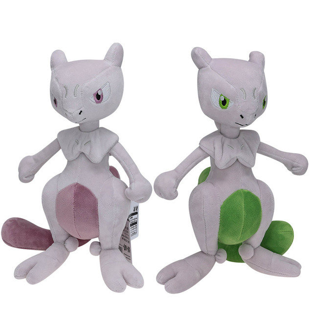 Pokemon 25CM Mewtwo Shiny Mewtwo Soft Anime Toys Pocket Monster Doll  Children Kids Birthday Xmas Gift Decoration Ornament New - AliExpress